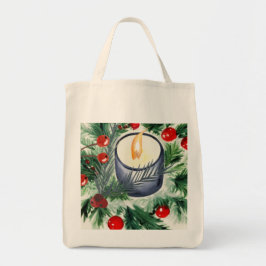 kerstkaarde tote bag