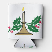 kerstkaars blikjeskoeler (Voorkant)