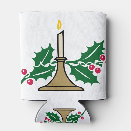 kerstkaars blikjeskoeler (Achterkant)