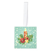Kerstkaars en sproeten ornament (Voorkant)
