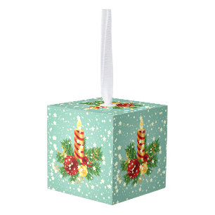 Kerstkaars en sproeten ornament