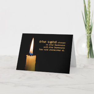 Kerstkaars Kaart (voor Gods volk)