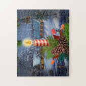 kerstkaars legpuzzel (Verticaal)