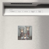 Kerstkaars Licht Magneet (Insitu (Vaatwasser))
