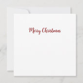 Kerstkaars met dennen kaart (Achterkant)