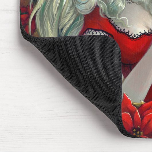 "Kerstkaars" Mousepad Muismat (Hoek)