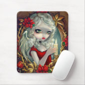 "Kerstkaars" Mousepad Muismat (Met muis)