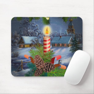 kerstkaars muismat