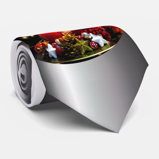 kerstkaarsdeklaag stropdas (Opgerold)