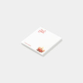 Kerstkaarsen, ballen, sneeuwvlokken - gepersonalis post-it® notes (Schuin)