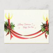  kerstkaarsen briefkaart (Voorkant)