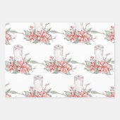 Kerstkaarsen en blaasjes inpakpapier vel (Voorkant 2)