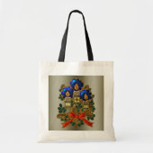kerstkaarsen en geschreeuw tote bag (Voorkant)