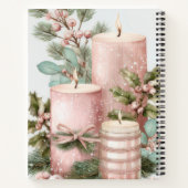 Kerstkaarsen Herinnering  Notitieboek (Achterkant)