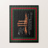Kerstkaarsen, Jesaja 9:6 Legpuzzel (Verticaal)