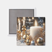 Kerstkaarsen Kerstmagneet Magneet (Voorkant / Achterkant)