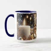 Kerstkaarsen Kerstmok Mok (Links)