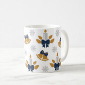 kerstkaarsen koffiemok (Voorkant rechts)