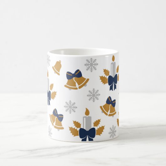 kerstkaarsen koffiemok (Center)