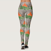 kerstkaarsen leggings (Achterkant)
