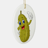 kerstkaarsen met keramische keramiek keramisch ornament (Rechts)