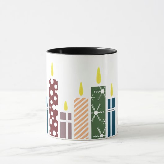 kerstkaarsen mok (Midden)