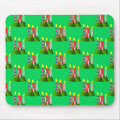 kerstkaarsen muismat (Voorkant)