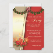 kerstkaarsen, Red Gold Corporations Kaart (Voorkant)