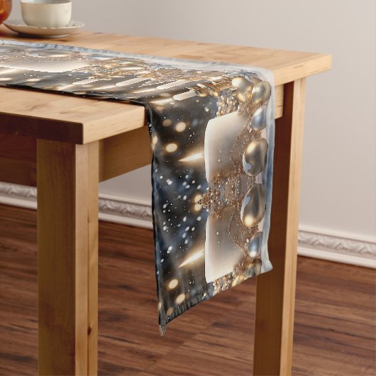 Kerstkaarsen Tafel Runner Medium Tafelloper (Voorbeeld)