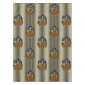 kerstkaarsen tafelkleed (Voorkant)