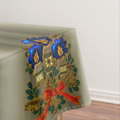 kerstkaarsen tafelkleed (Voorbeeld)