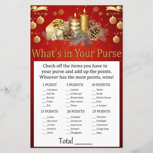 Kerstkaarsen Wat zit er in je paardenspel (Voorkant)