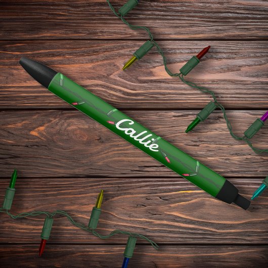 kerstkaarsen zwarte inkt pen