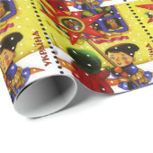 kerstkaarsenremiet cadeaupapier (Rol Hoek)