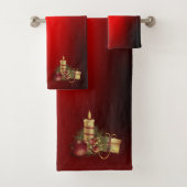 kerstkaarsgeschenken Stunning Red Bad Handdoek (Insitu)