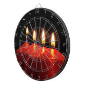 kerstkaarsje Advent Wreath Dartbord (Voorkant Rechts)