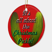 kerstkaarsversiering keramisch ornament (Links)