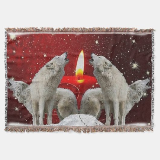 Kerstkaarszangeres met dunne blik deken (Voorkant)