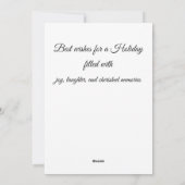 Kerstkaart (Achterkant)