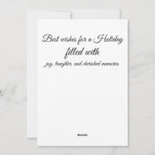 Kerstkaart (Achterkant)