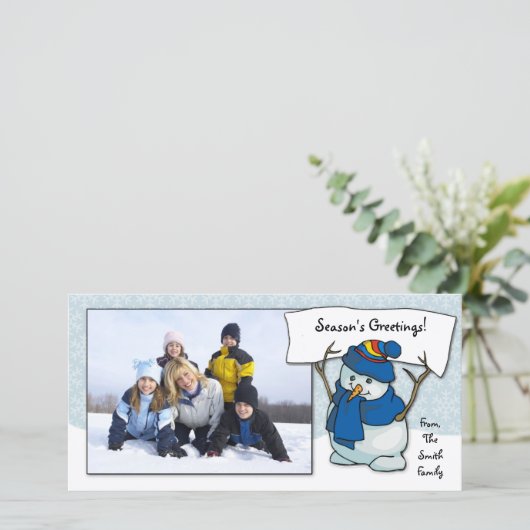 Kerstkaart (Staand voorkant)