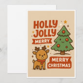 Kerstkaart (Voorkant / Achterkant)