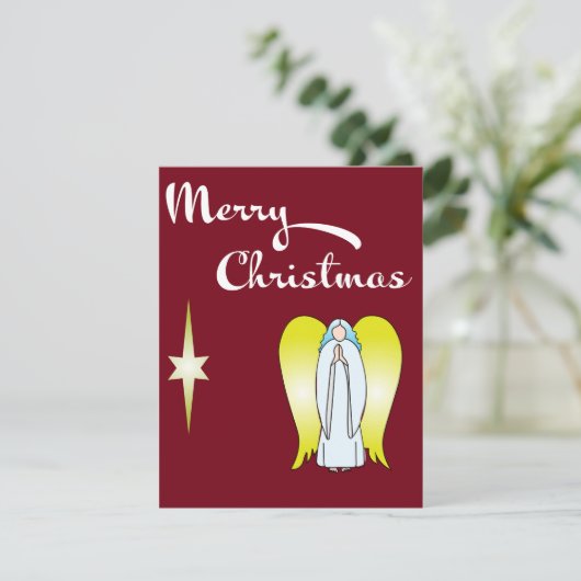 kerstkaart (Staand voorkant)