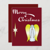 kerstkaart (Voorkant / Achterkant)