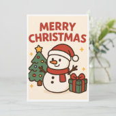 Kerstkaart (Staand voorkant)