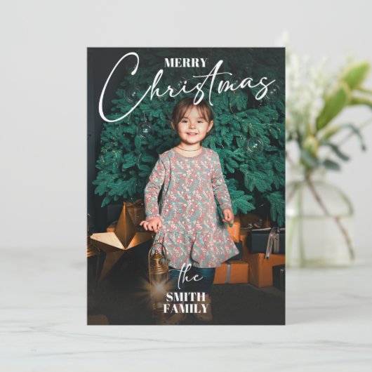 Kerstkaart (Staand voorkant)