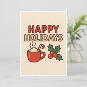 Kerstkaart (Staand voorkant)