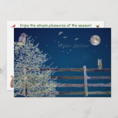 Kerstkaart (Voorkant / Achterkant)