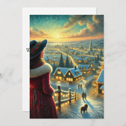 Kerstkaart (Voorkant / Achterkant)