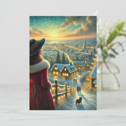 Kerstkaart (Staand voorkant)